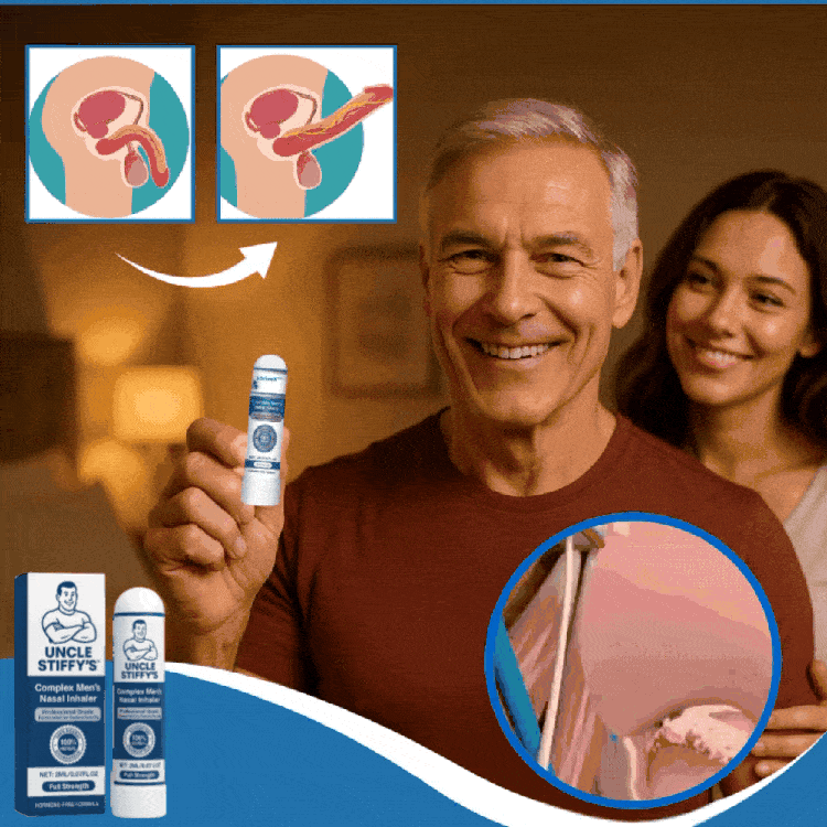 Uncle Stiffy's™ Nasal Inhaler | Firm Erections in 5 Minutes – No Pills!